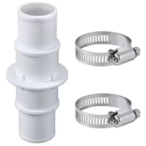 Kit adaptateur pour tuyau de piscine 1,25/1,5 pouce, connecteur pour tuyau d'aspirateur de piscine hors sol, étanche, plastique durable