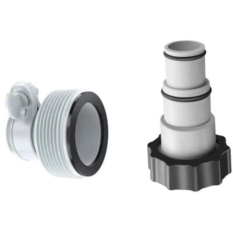 Kit adaptateur pour tuyau de pompe de filtration  Adaptateur fileté 1,25 pouce à 1,5 pouce pour raccord de tuyau de vidange