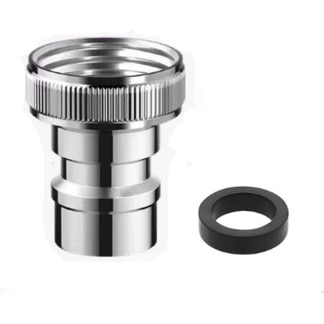 Kit adaptateur universel pour robinet avec système de fixation rapide  Convertisseur de filetage mâle 15/16”-27 vers femelle 55/64”-27 pour tuyau d'évier/aérateur de lave-vaisselle portable