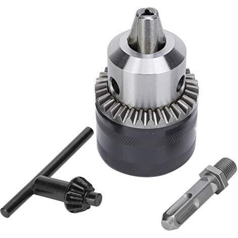 Kit adattatore per mandrino per trapano 3.0-16MM 1/2-20UNF, mandrino per trapano elettrico con chiave UNF con adattatore per gambo quadrato per martello elettrico SDS