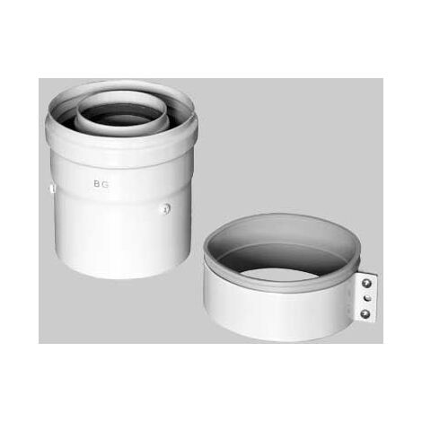 KIT ADATTATORE PER SCALDINO BAXI SCARICO VERTICALE COASSIALE Dm 60/100 BAXI