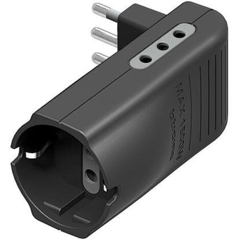 Kit adatt.corner 2 pr 10a+1 pr. p30 gri - bticino