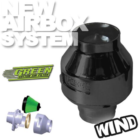 Kit Admission Direct Wind Noir Universel - 65 - 75mm - moins de 100CV - WIN