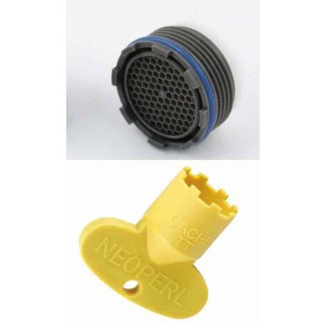 KIT AÉRATEUR POUR ROBINET ESCAMOTABLE AVEC CLÉ 16 X 1 M, MOUSSEUR ET FILTRE. NEOPERL