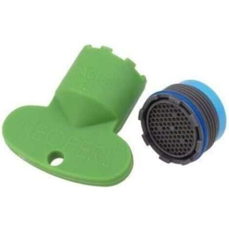 Kit aérateur pour robinet escamotable avec clé 18,5 x 1 M, mousseur et filtre