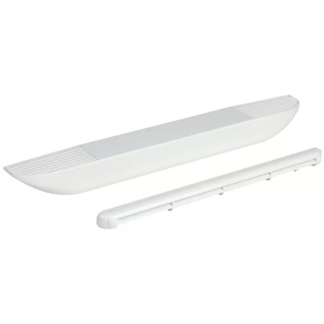 Kit aérau/acoustique Nicoll 22m3/h db42 blanc à visser en PVC anti-UV et polystyrène