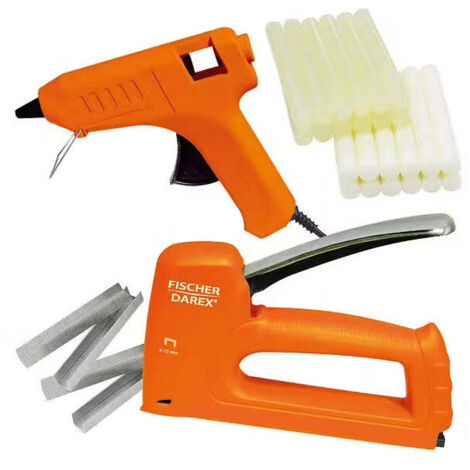 Kit agrafeuse et pistolet à colle + munitions FISCHER DAREX - 25050489