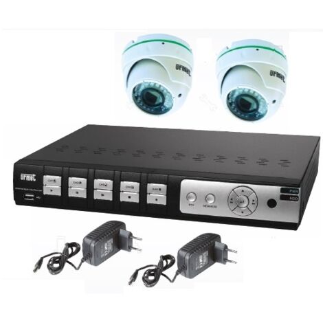 Kit ahd 2 camdom+1dvr URMET 1093/KAHDB