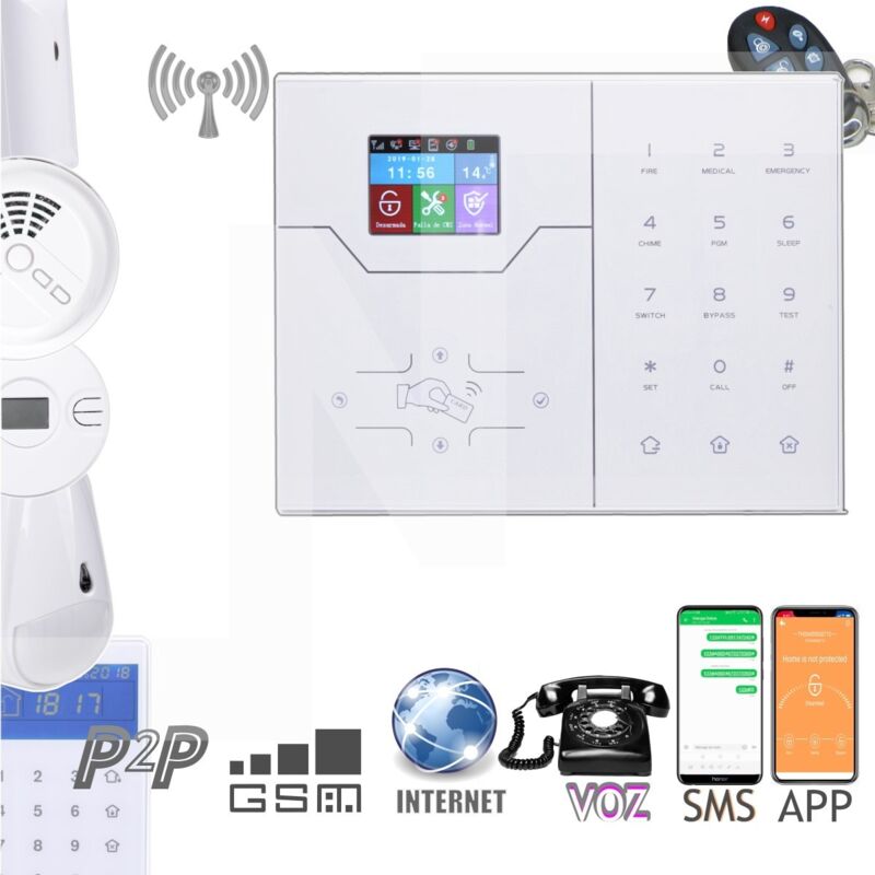 

Jandei Kit Alarma IP Gsm Web Android Ios Hogar Y Oficina Via Radio