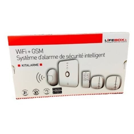 Alarme maison TIKE SECURITE ICE-B21 Compatible Box Internet Et Gsm
