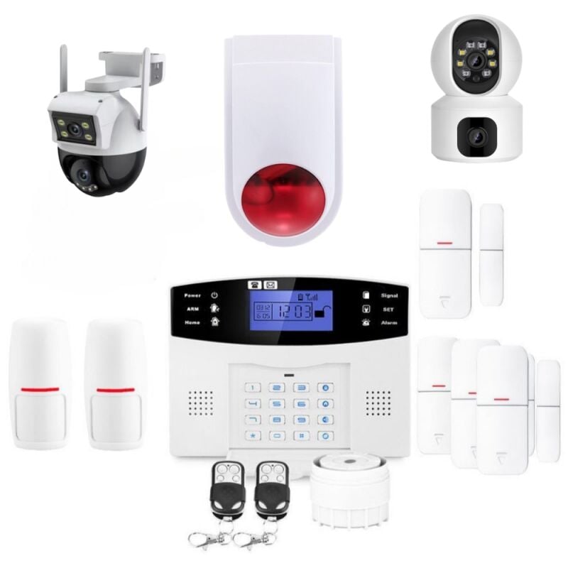 Lifebox - Kit alarme gsm sans fil de 99 zones evolution - kit maison 2