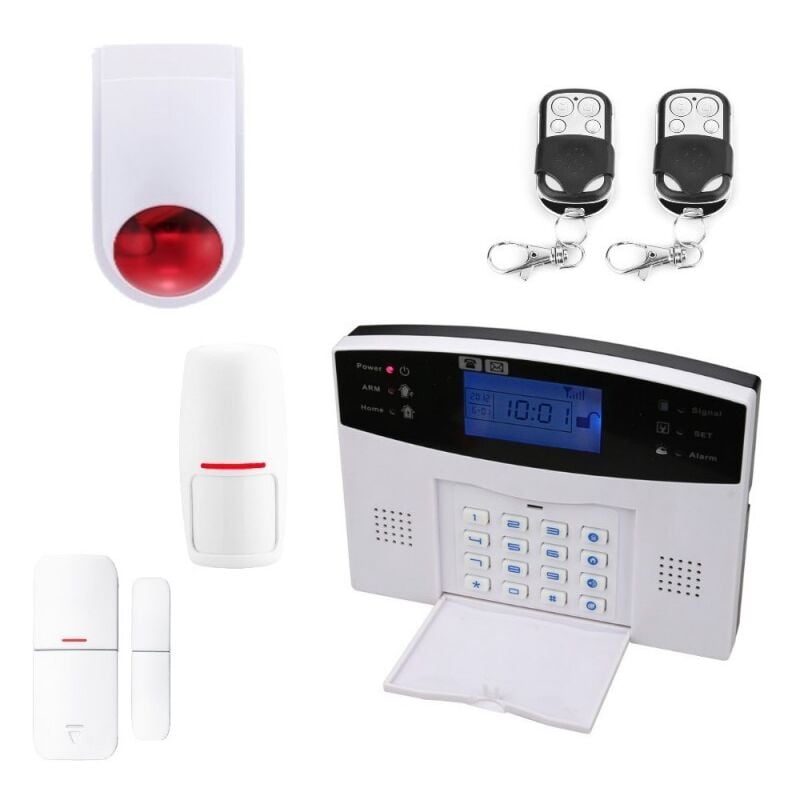 Lifebox - Kit alarme gsm sans fil de 99 zones evolution - kit maison