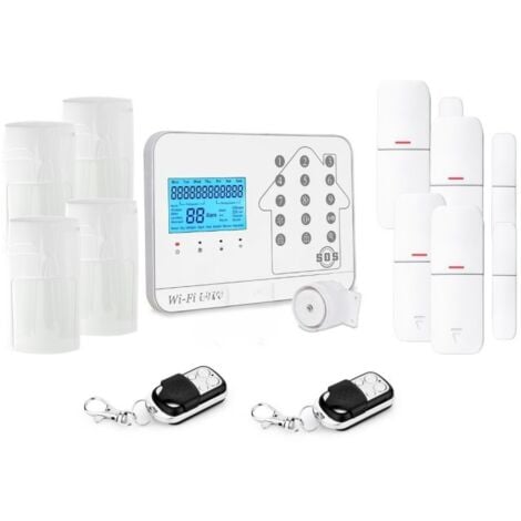 Kit alarme sans fil connecté Wi-Fi et GSM 4G - KitAlarm - SCS Sentinel