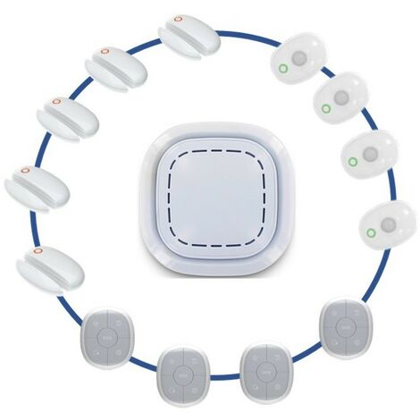 Kit alarme Maison sans fil connecté 3 en 1 - Détection présence et ouverture XXL - LIFEBOX SMART