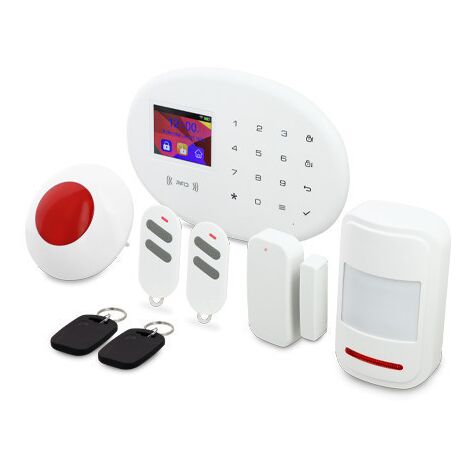 Kit alarme Wi-Fi Securizy Home 4G – Alimentation 5V DC – Détecteurs de mouvement et d'ouverture – Sirène intérieure – Application SEDEA Home