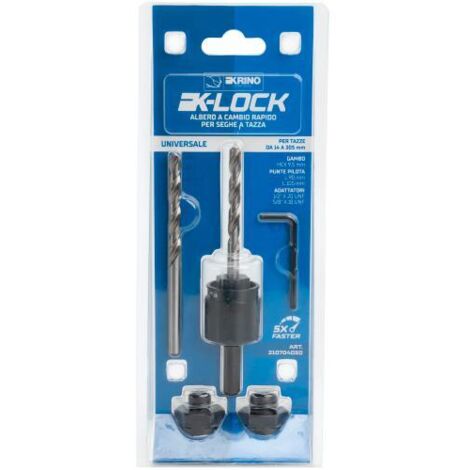 KIT ALBERO CAMBIO RAPIDO PER SEGHE A TAZZA BIMETALLICHE
