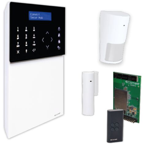 Kit Allarme Wireless Con Centrale Secur Hub 4G Sensori E App Integrata
