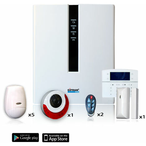 Kit Allarme wireless professionale per casa connessione