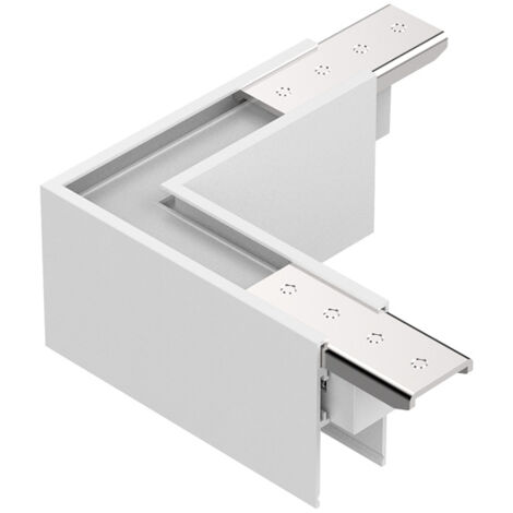 Kit Alto Per Superficie Binario Orizzontale On-Off Ego Alluminio Bianco