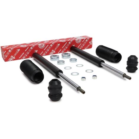 KIT AMORTIGUADORES + topes "MS" delanteros AUDI 80, 90, COUPE, VW PASSAT, SANTANA 1.3-2.3 05.72-10.9