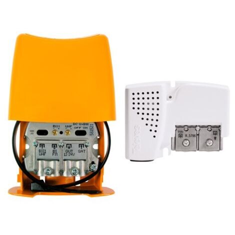 Kit amplificador mastil 3e/1s +alim 12v