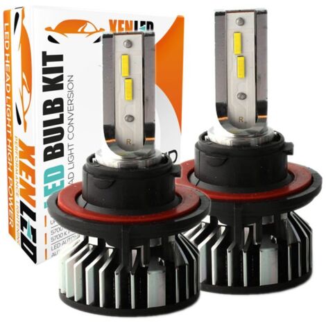 Kit AMPOULES H13 bi-LED Ventilées FF2 - 5000/6000Lms - 6000°K - Taille Mini