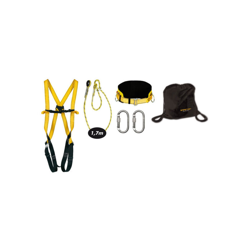 

Kit anticaída básico con cinturón de posicionamiento ELBRUS 71B - Safetop
