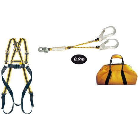 Kit anticaídas con arnés Samaja y doble cuerda Scotia New 1 SAFETOP