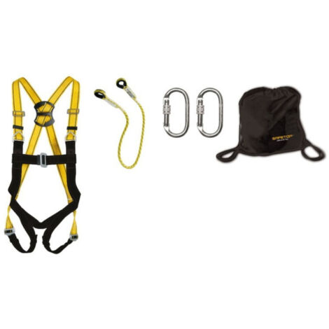 Kit anticaídas con arnés Teide y cuerda de 1,5 m SAFETOP