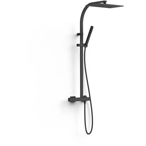 Kit anticalcaire · Douche fixe de 320x220 mm. à rotule. · Douchette anticalcaire. · Flexible. - TRES 20219101NM