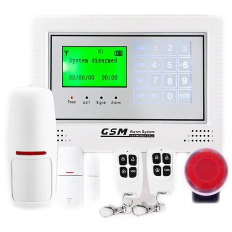 Kit Antifurto Casa Negozio Allarme Touchscreen Wireless App WIFI