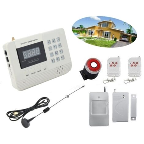 Kit antifurto Gsm wireless 1 sensore di movimento 2 uscite Lan e dialing automatico