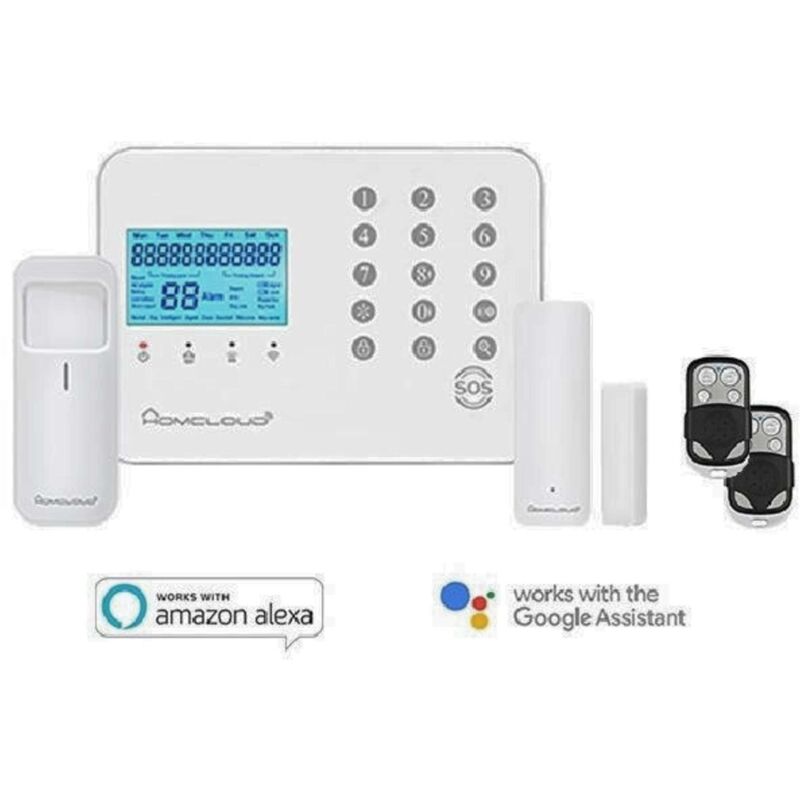 Homcloud Kit Antifurto 10p Wi fi Gsm Smart App Gratuita Sia Android...