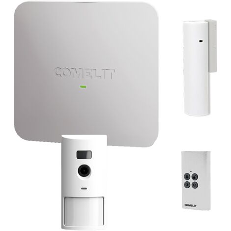 Kit antintrusione wireless Nexus PIRCAM contatto e Radiocom Comelit KNCAM