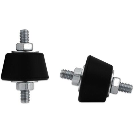 Kit antivibranti - 40  28x20 mm per staffe con inserti metallici filettati M8 (4 pezzi) 00000011215