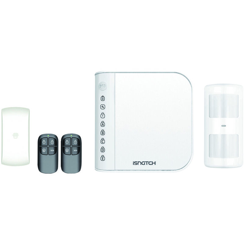 Led Leds - kit antivol système d'alarme sans fil -67320040 - 12x12x3 cm