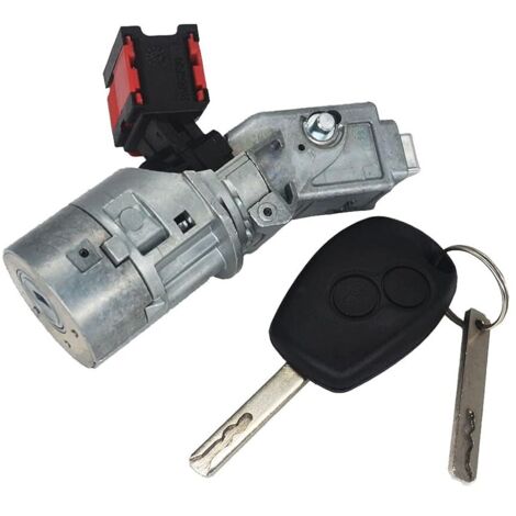 Kit aplicable Neiman Clio 3 Kangoo 2, Cerradura de encendido antirrobo Dirección con llave para Trafic Master Duster Sandero NV300 NV400 7701208408