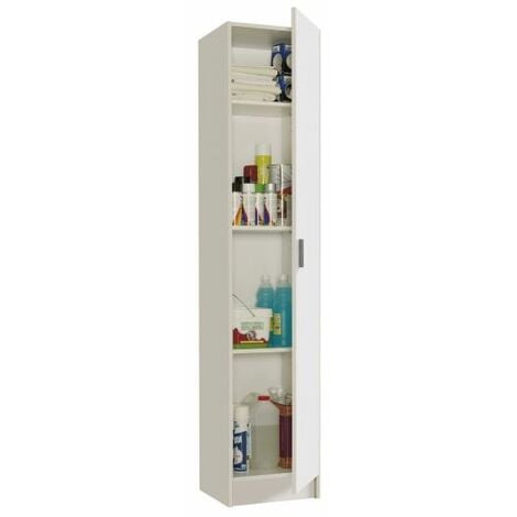 KIT ARMADIO 1 ANTA 4 RIPIANI MULTIUSO 37X37XH180 CM