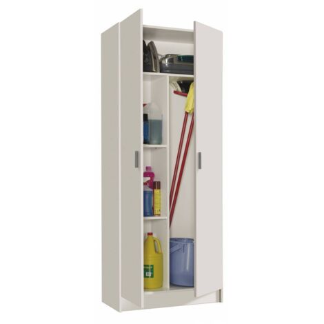 KIT ARMADIO 2 ANTE 3 RIPIANI MULTIUSO 73X37XH180 CM