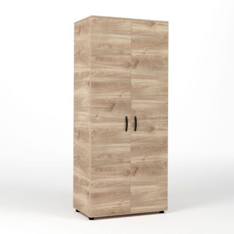 Kit Armadio 2 Ante 80X52X205 Cm Rovere M. K358