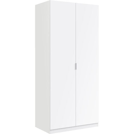 KIT ARMADIO 2 ANTE 81X52XH180 CM BIANCO