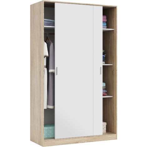Kit armadio 2asc cm.120x50x200h ro/bia