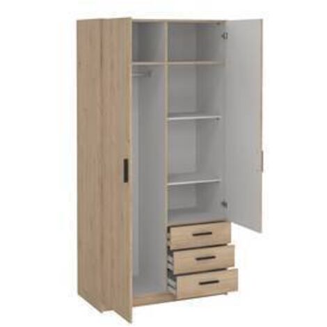 KIT ARMADIO SPRINT 2A+3C  98X50X200 QUERCIA