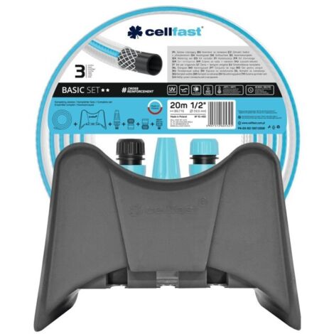 Kit Arrosage Cellfast 20m Système D'arrosage Complet Et Prêt à L'emploi - Cellfast