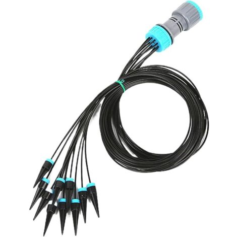 Kit Arrosage Goutte à Goutte Jardin - Système Irrigation Automatique avec 10 Têtes  Distributeur Eau Plants en Pot Serre et Pelouse  Diffuseur Brume Réglable Fleurs Extérieur Soin