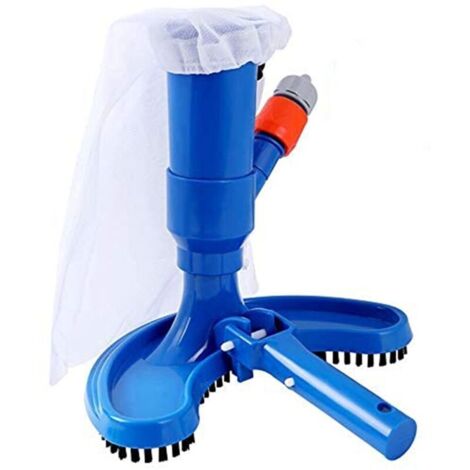 Kit aspiratore per piscina, testina per la pulizia della piscina con raccordo per tubo e ugello (senza asta)
