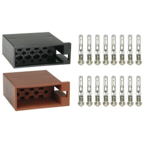 Kit assemblage boitiers ISO 2x fiches nues ISO 16pin
