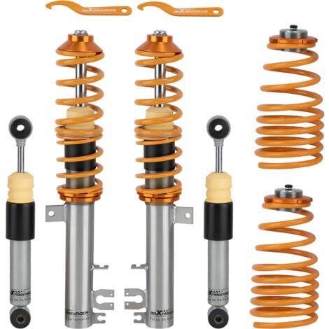 MAXPEEDINGRODS Kit Assetto Regolabile a Ghiera for Fiat 500 312 500C Abarth Panda MK2 3 Lancia