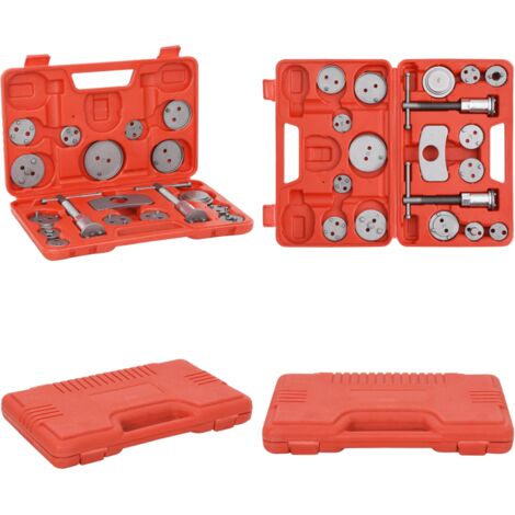 Kit Attrezzi 18 pz di Riavvolgimento Pinza del Freno a Disco - Strumento riavvolgimento freni - Pastiglie freni