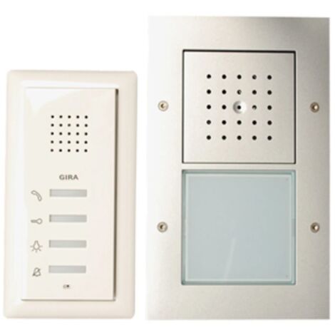 Kit audio maison individuelle communication de porte couleur alu